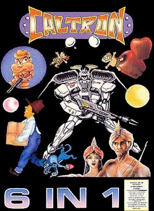 Caltron 6-in-1 box art for NES